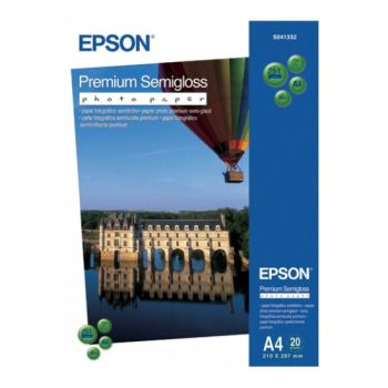 Фотобумага полуглянцевая односторонняя A4, 251г/м, 20л (C13S041332) (Epson)