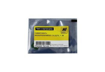 Чип Kyocera ECOSYS M6230/P6230/M6630 (TK-5270) (Hi-Black), Y, 6К
