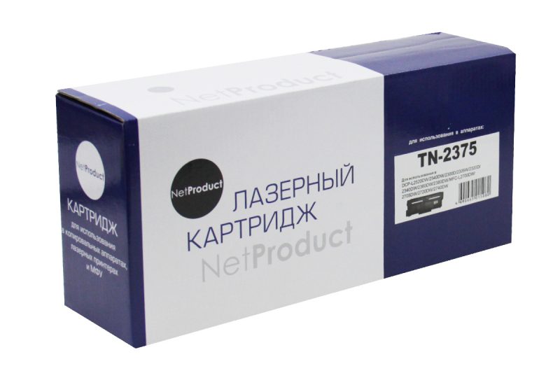 Картридж Brother HL-L2300/2305/2320/2340/2360 (NetProduct) TN-2375, 2,6K