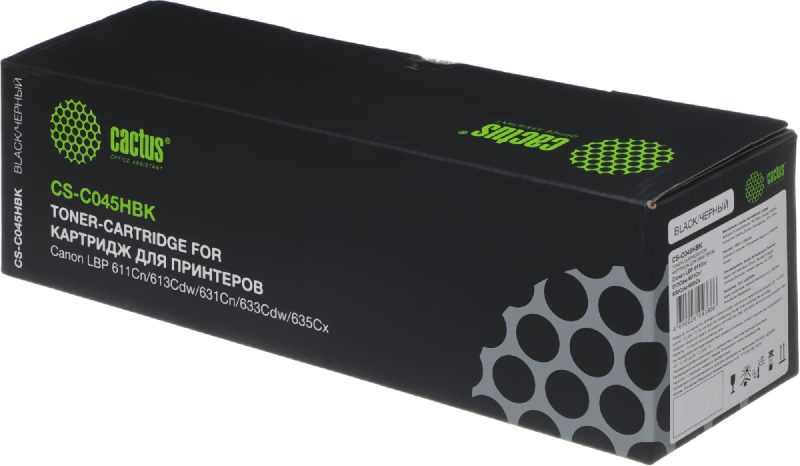 Картридж лазерный Cactus CS-C045HBK 045 H BK черный (2800стр.)