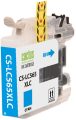 Картридж струйный Cactus CS-LC525XLC голубой (14.4мл) для Brother DCP-J100/J105/J200 с чипом