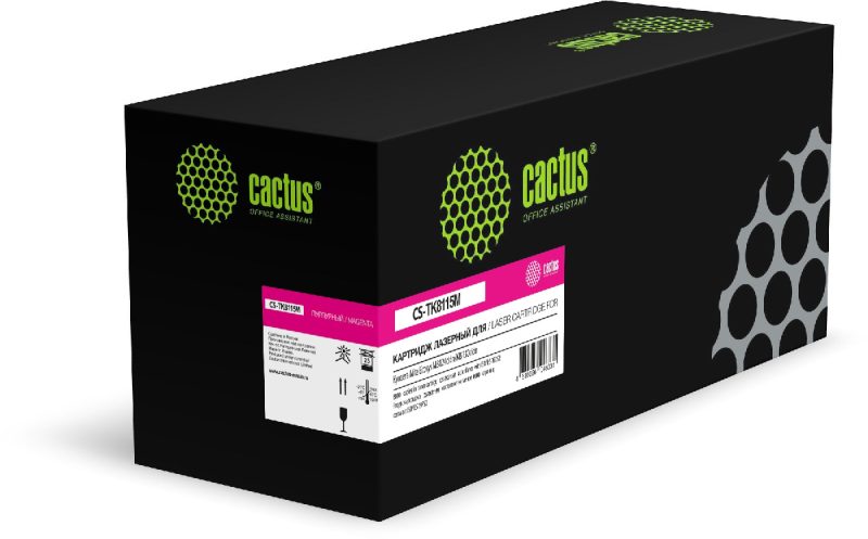 Картридж лазерный Cactus CS-TK8115M TK-8115M пурпурный (6000стр.)