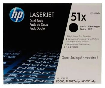 Картридж HP LJ P3005/M3027MFP/M3035MFP (O) Q7551XD, 2x13K (двойная упаковка)