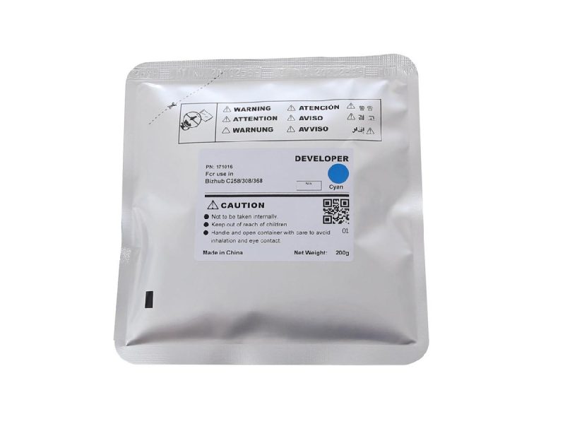 Девелопер KONICA MINOLTA Bizhub C258/C308/C368 (CET) Cyan, 200г, 600K, CET171016