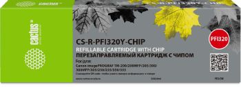Картридж Canon (ПЗК) Cactus CS-R-PFI320Y-CHIP желтый