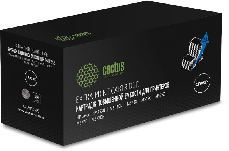 Картридж лазерный Cactus CS-CF363X-MPS CF363XX пурпурный (18000стр.)