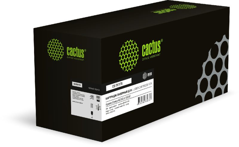 Картридж лазерный Cactus CS-TK1178 TK1178 ASIA CN черный (7200стр.)