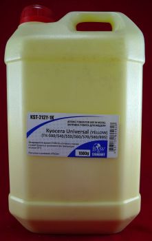 Тонер для Kyocera Universal (TK-590) Yellow (кан. 1кг) Black&White Standart (Tomoegawa) фас.Россия