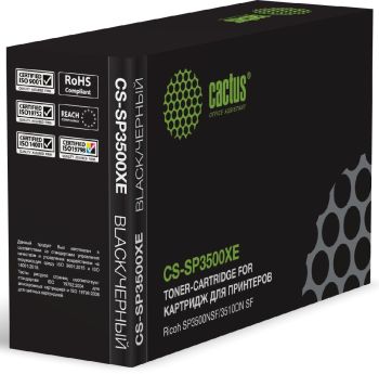 Картридж лазерный Cactus CS-SP3500XE 407646 черный (6400стр.) для Ricoh SP3500NSF/3510DN SF