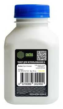 Тонер Cactus CS-TBRCHUY-60 желтый флакон 60гр.