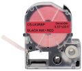 Картридж ленточный Cactus CS-LK3RBP LK-3RBP черный на красном 9x9