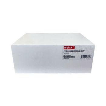 Картриджи (БЕЗ ЧЕРНИЛ) ПЗК (PFI-320BK/MBK/C/M/Y) для CANON, Permanent chip* , 5шт MyInk