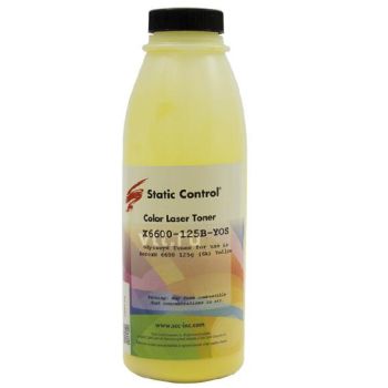 Тонер Xerox 6600/WC6605 (Static Control) Y, 125 г, флакон