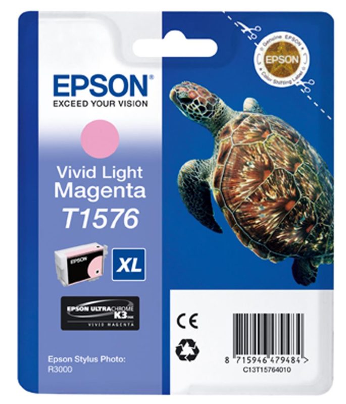 Картридж Epson Stylus Photo R3000 (O) C13T15764010, Vivid magenta light