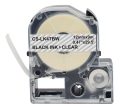 Картридж ленточный Cactus CS-LK4TBW LK-4TBW черный на прозрачном 12x9