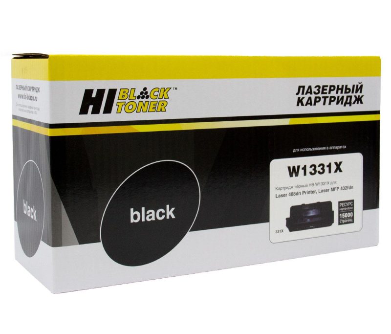 Картридж HP Laser 408dn/MFP 432fdn (Hi-Black) 331X/W1331X, 15К