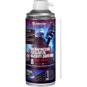 Сжатый воздух, пневмоочиститель Defender (CLN 30805) Gaming, 400 мл