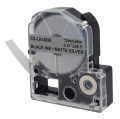 Картридж ленточный Cactus CS-LK4SBE LK-4SBE черный на сереб.мат. 12x9