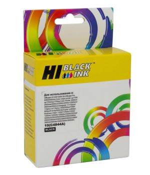 Картридж HP Business Inkjet 2000/2200/Designjet 110 (Hi-Black) C4844A/ №10, Bk, 69ml