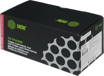 Картридж лазерный Cactus CS-TK5240M TK-5240M пурпурный (3000стр.)