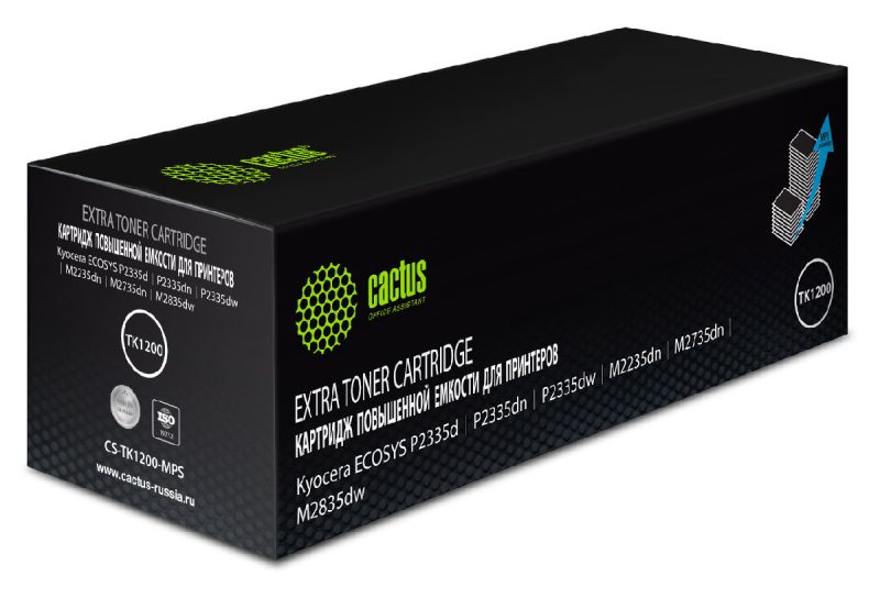 Картридж лазерный Cactus CS-TK1200-MPS TK-1200 черный (11000стр.)