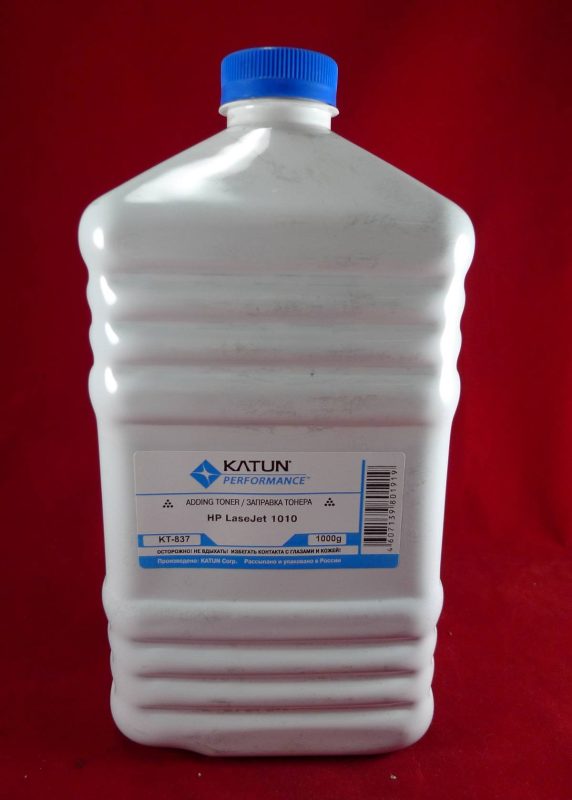 Тонер для картриджей Q2612A/Q2612X, FX-9/FX-10, CRG-703/706 (кан. 1кг) (Katun) фас.Россия