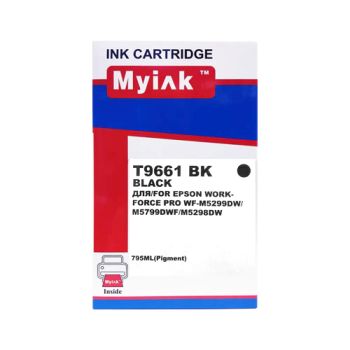 Картридж EPSON WF-M5299DW/M5799DWF (T9661) Black (795ml, Pigment) XXL MyInk