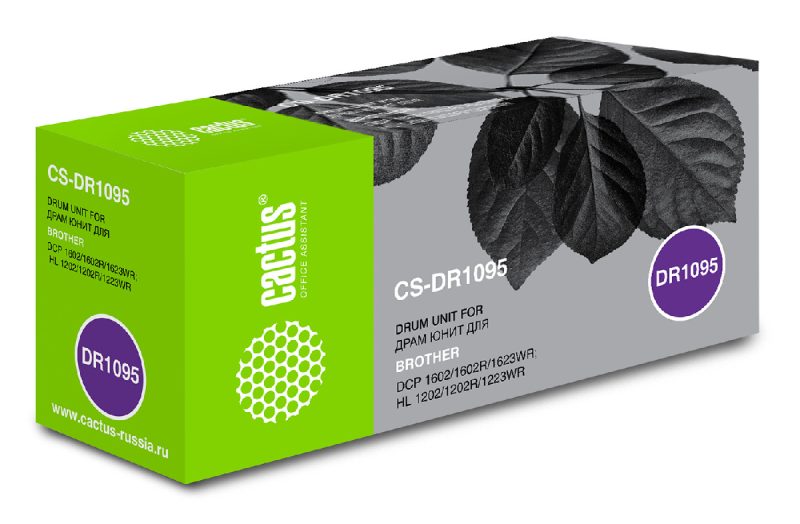 Блок фотобарабана Cactus CS-DR1095 DR-1095 черный ч/б:10000стр.
