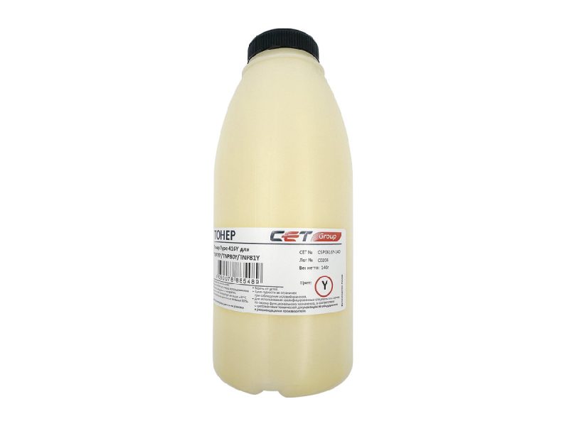 Тонер KONICA MINOLTA Bizhub C4050i (Japan) Yellow, 140г/бут, Type 416Y, OSP0416Y-140 (CET)