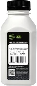 Тонер Cactus CS-THP9-100 черный флакон 100гр.