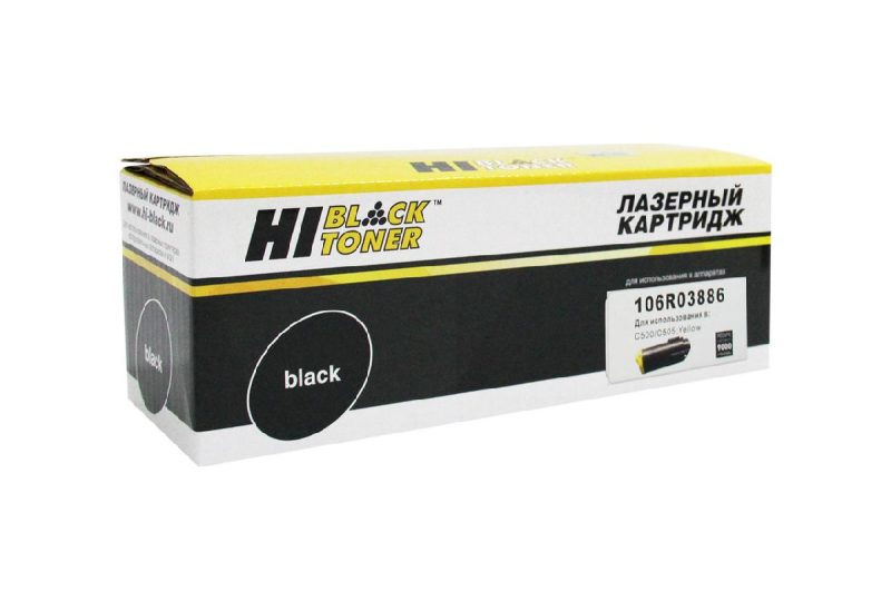 Картридж Xerox VersaLink C500/C505 (Hi-Black) 106R03886, Y, 9K