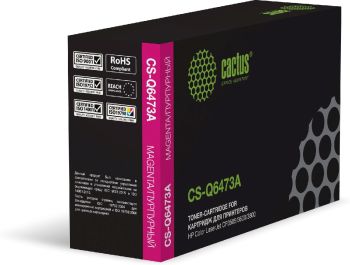 Картридж лазерный Cactus CS-Q6473A Q6473A пурпурный (4000стр.) для HP CLJ CP3505/3600/3800