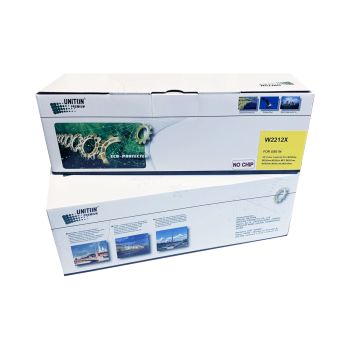 Картридж для HP W2212X (207X) желтый (2,45K) БЕЗ ЧИПА!!! UNITON Premium GREEN LINE (Eco Protected)