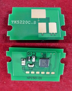 Чип для Kyocera Ecosys P5021cdn/M5521cdn (TK-5220C) Cyan, 1.2K (ELP Imaging)