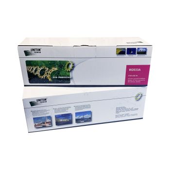 Картридж для HP W2033A (415A) красный (2,1K) БЕЗ ЧИПА!!! UNITON Premium GREEN LINE (Eco Protected)