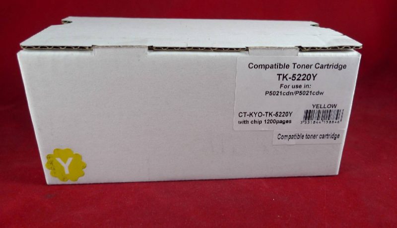 Тонер-картридж Kyocera Ecosys P5021cdn/P5021cdw/M5521cdn TK-5220Y yellow 1.2K (ELP Imaging)