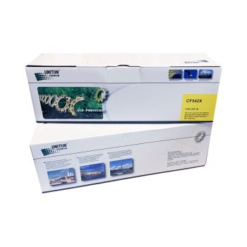 Картридж для HP CF542X (203XL) желтый (2,5K) UNITON Premium GREEN LINE (Eco Protected)