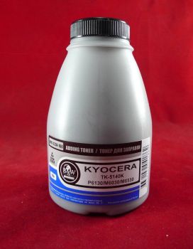Тонер для Kyocera TK-5140K, P6130/M6030/M6530 Black (фл. 160г) 7K Black&White Premium