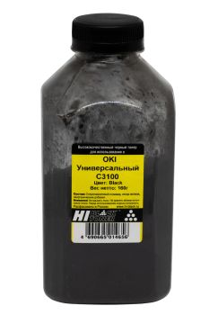 Тонер Oki С3100 Универсальный (Hi-Black) Bk, 160 г, банка