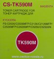 Картридж лазерный Cactus CS-TK590M TK-590M пурпурный (5000стр.)