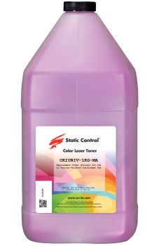 Тонер Oki C3300N/5500 Универсальный (Static Control) OKIUNIV-1KG-MA, M, 1 кг, флакон