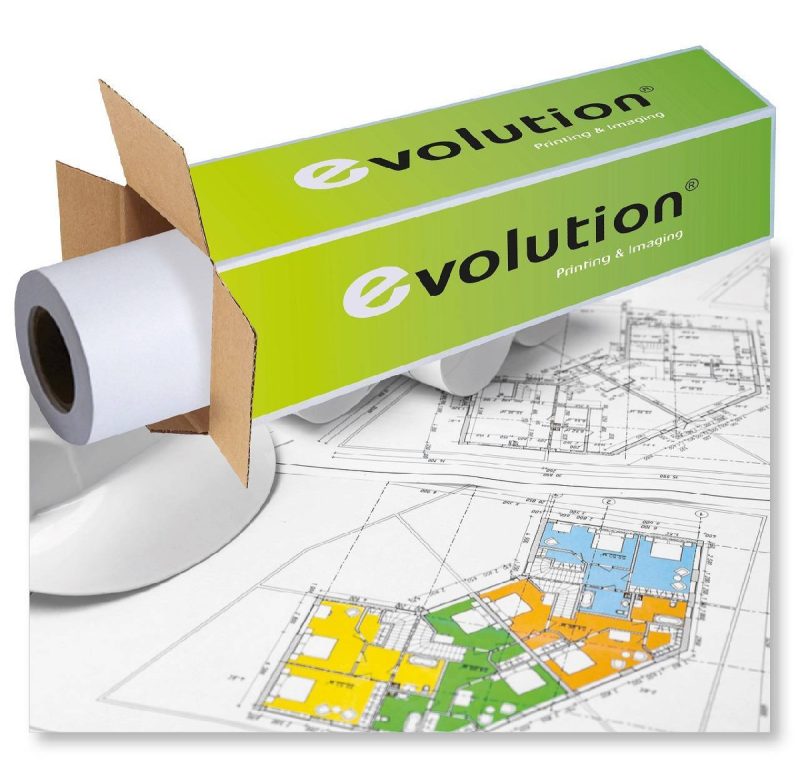 Бумага EVOLUTION XES Premium EXTRA Paper 80gr 0.841x175 м втулка 3" / 76мм (ex.003R93240)