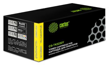 Картридж лазерный Cactus CS-TK5230Y TK-5230Y желтый (2200стр.)