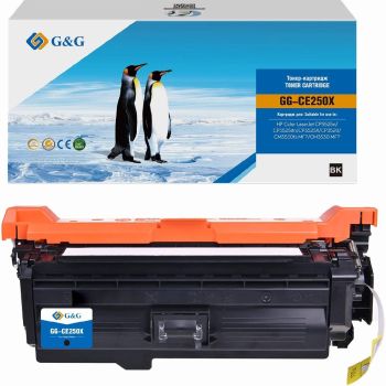 Картридж лазерный G&G GG-CE250X CE250X черный (10500стр.)