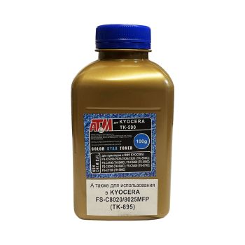 Тонер для KYOCERA ( TK-590/580/895) (фл,100,синий,5К,NonChem,MITSUBISHI) Gold ATM
