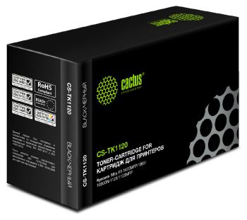 Картридж лазерный Cactus CS-TK1120 TK-1120 черный (3000стр.)