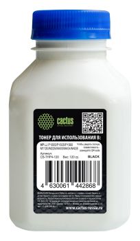 Тонер Cactus CS-THP4-120 черный флакон 120гр.