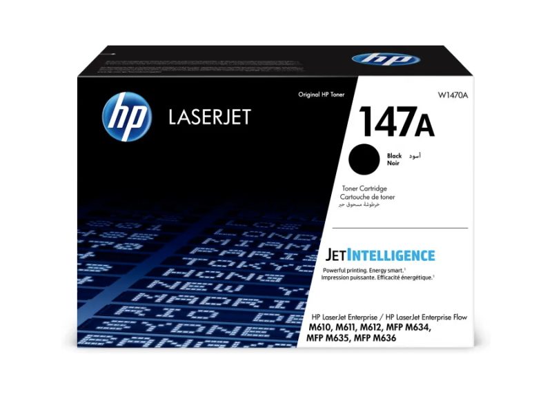 Картридж HP LaserJet M610dn,10,5К (O) 147A/W1470A, черный
