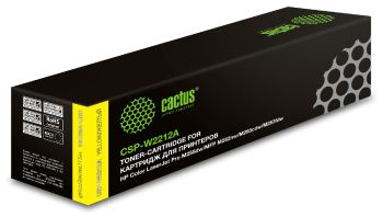Картридж HP W2212A 207A (Cactus) желтый (1250стр.) M255/MFP M282/M283 с чипом