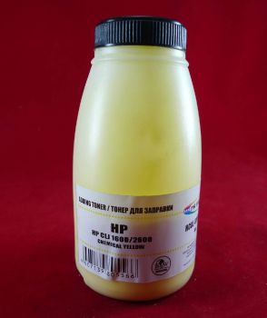 Тонер Q6002A Yellow, химический (фл. 80г) Black&White Premium (Mitsubishi/MK IMAGING) фас.Россия